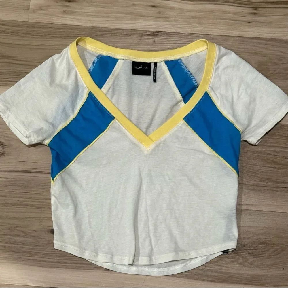 Urban Outfitters Out From Under White Cropped Tee Women’s Medium